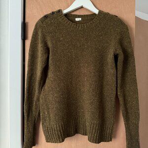 J.Crew Women's Speckled Wool Sweater